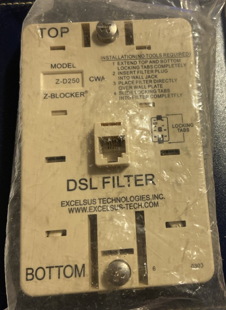 EXCELSUS TECHNOLOGIES, Inc. DSL FILTER