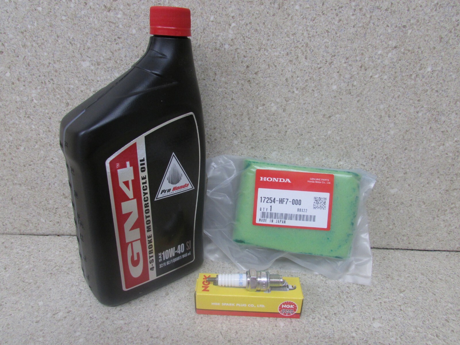 HONDA XR100R XR100 XR80R XR80 TUNE UP OIL CHANGE KIT AIR FILTER SPARK PLUG
