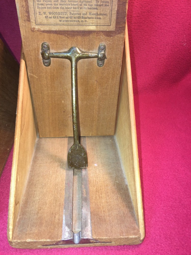 1880s Woodruff's File Two Holders
