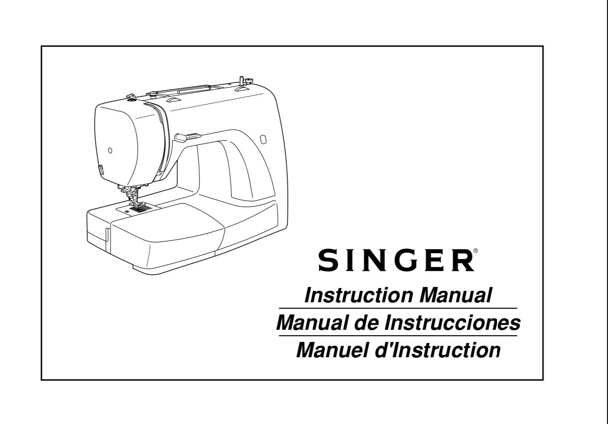 Singer 3116 Sewing Machine Manual Instructions User Guide Bound