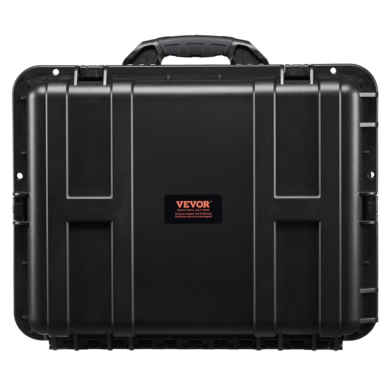 2.5 Cu.ft Weatherproof Hard Case Rolling Wheels & Retractable Handle Black
