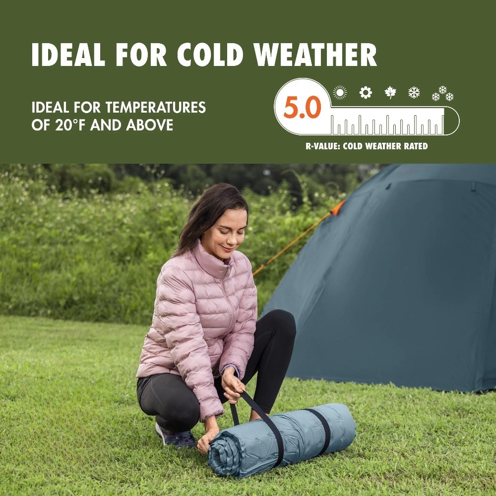 Self-Inflating Large Rectangular Sleeping Pad