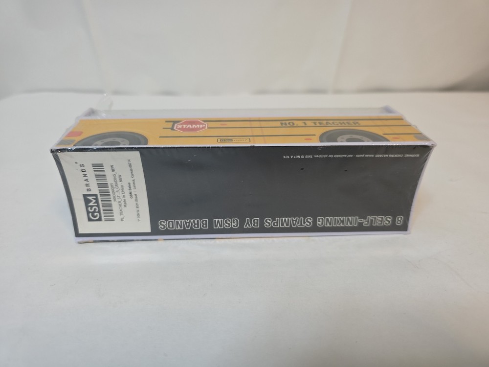 GSM Teacher Stamps Classroom Grading 8 PCS Rectangular Self Inking Awards New