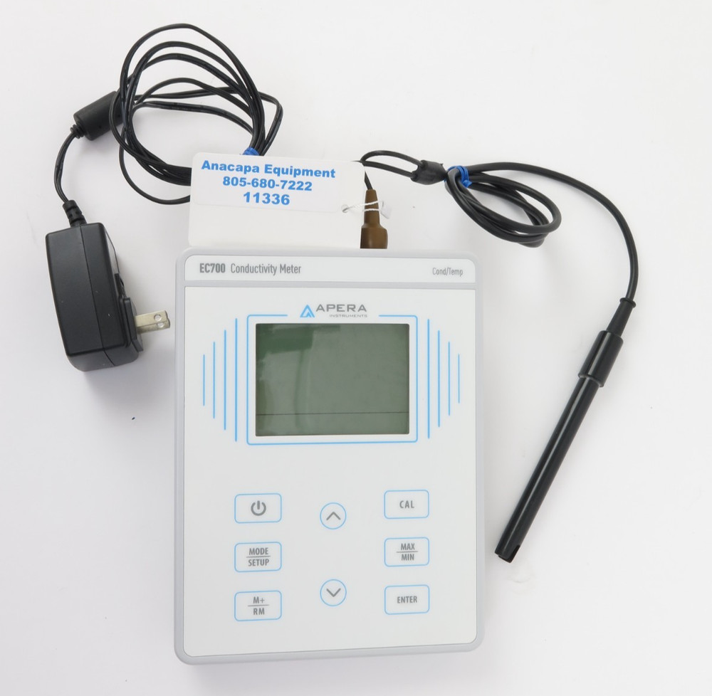 Apera Instruments EC700 Benchtop Conductivity Meter TDS / Salinity / Temp 702
