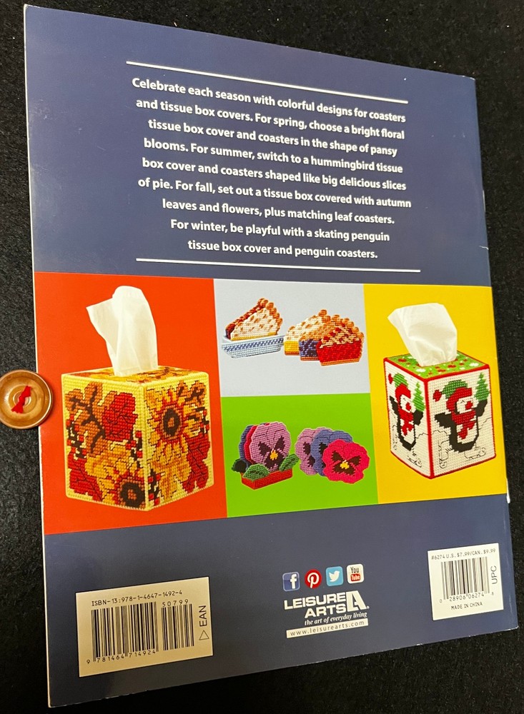 Plastic Canvas - 3 Booklets with Great Patterns - Nice Variety and Condition