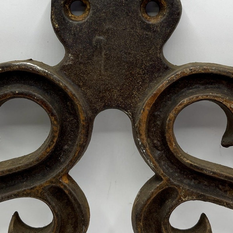 Antique Cast Iron Decorative Scroll Pattern Repurpose