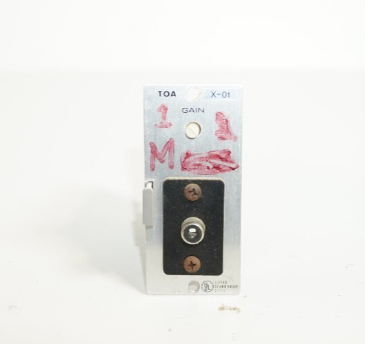 TOA Electronics X-01 Aux Amp Input module