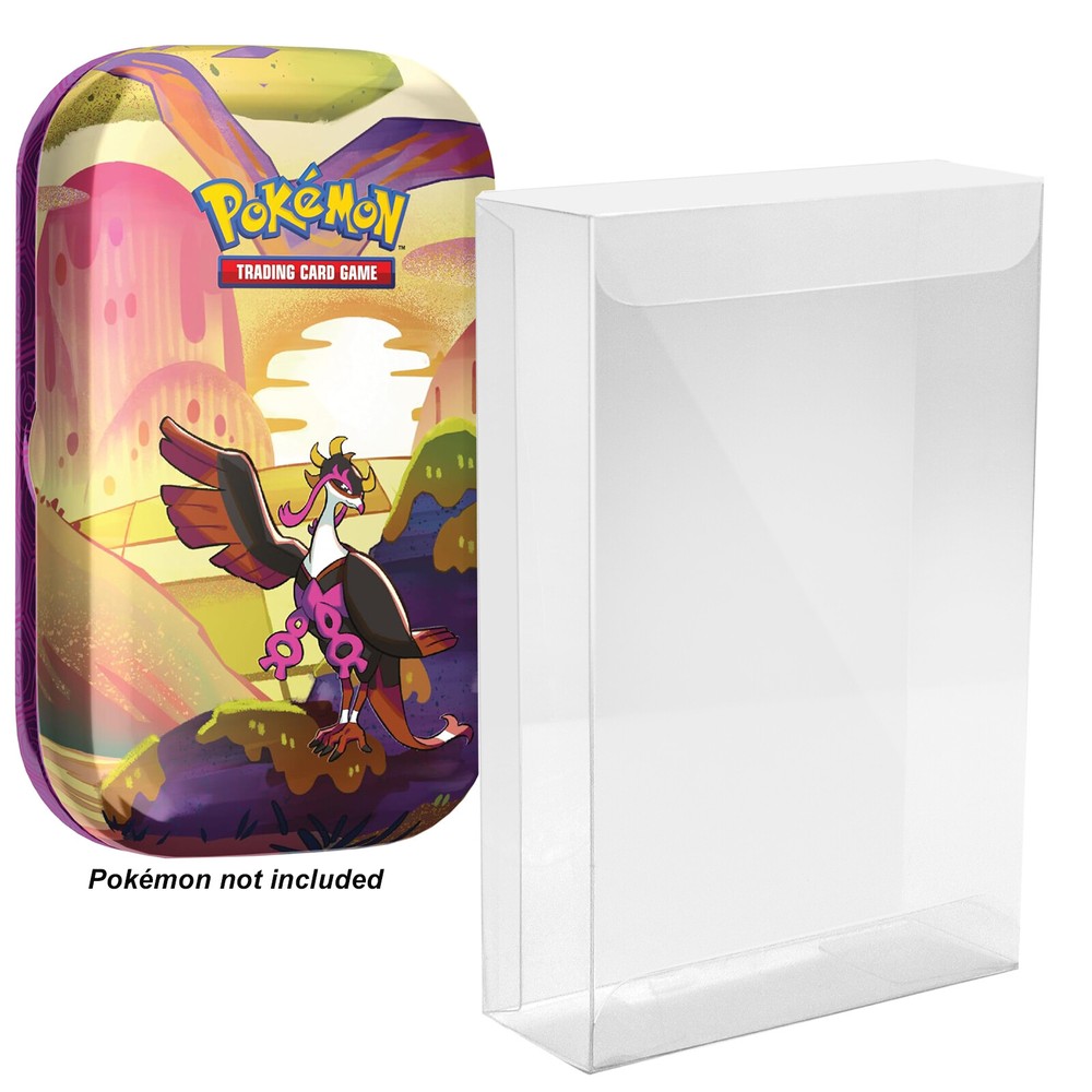 1PC Clear Display Protective Case Protector Box for Pokemon Mini Tins Small