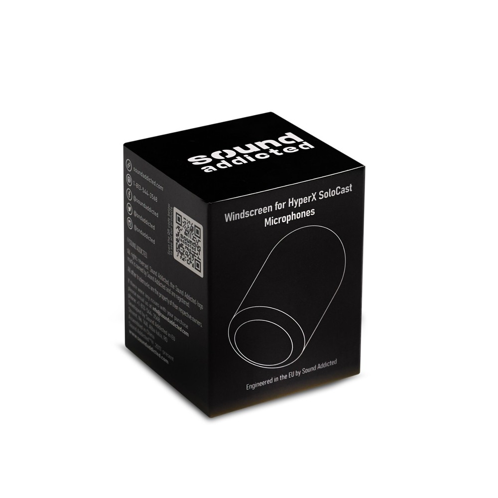 Sound Addicted Foam Windscreen Compatible with HyperX SoloCast