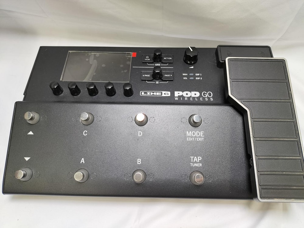 LINE6 POD GO Guitar Multi-Effects Processor Floorboard w/ HX Models Expression