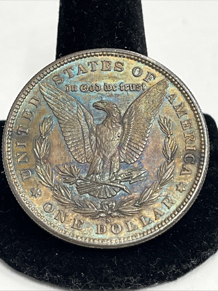 1880-S $1 Morgan Silver Dollar Toned