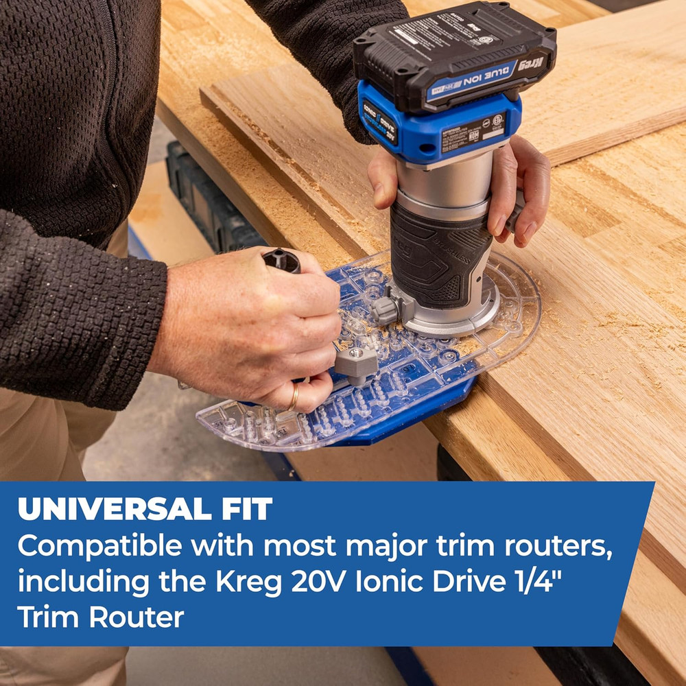 Trim Router Edge Guide - Precision Router Edge Guide Accessory - Durable Attachm