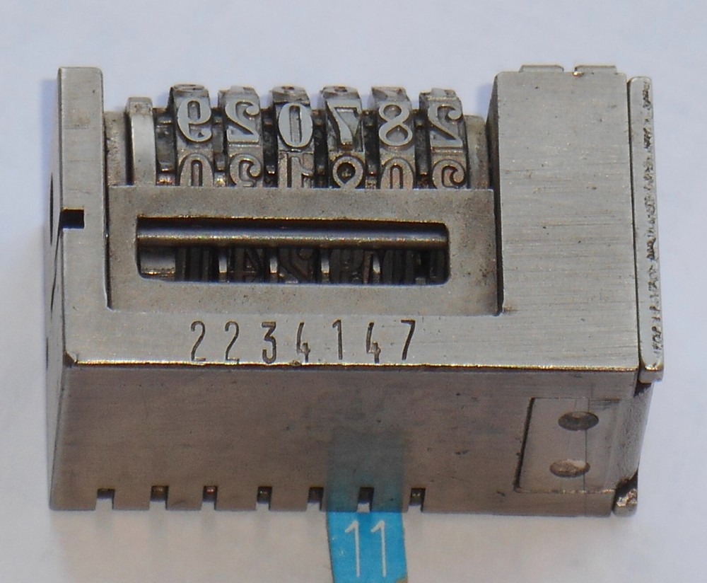 ATLANTIC | letterpress numbering machine | 11