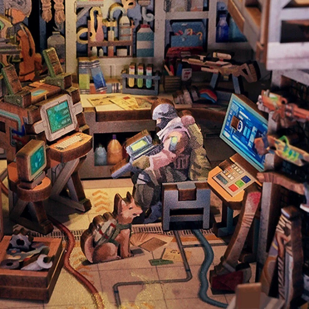 DIY 3D Book Nook Kit: Haven Zero 448pcs