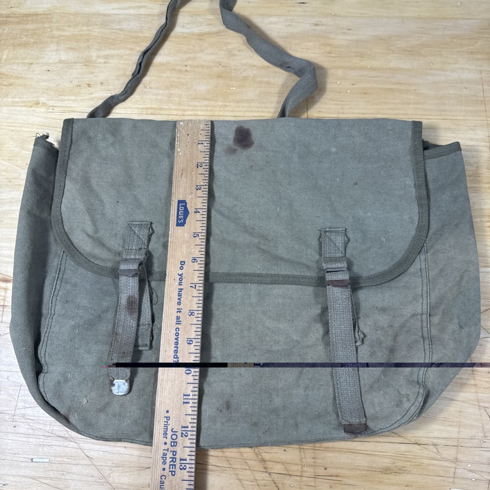 Vintage Military Army Musette Bag Pack British? US?