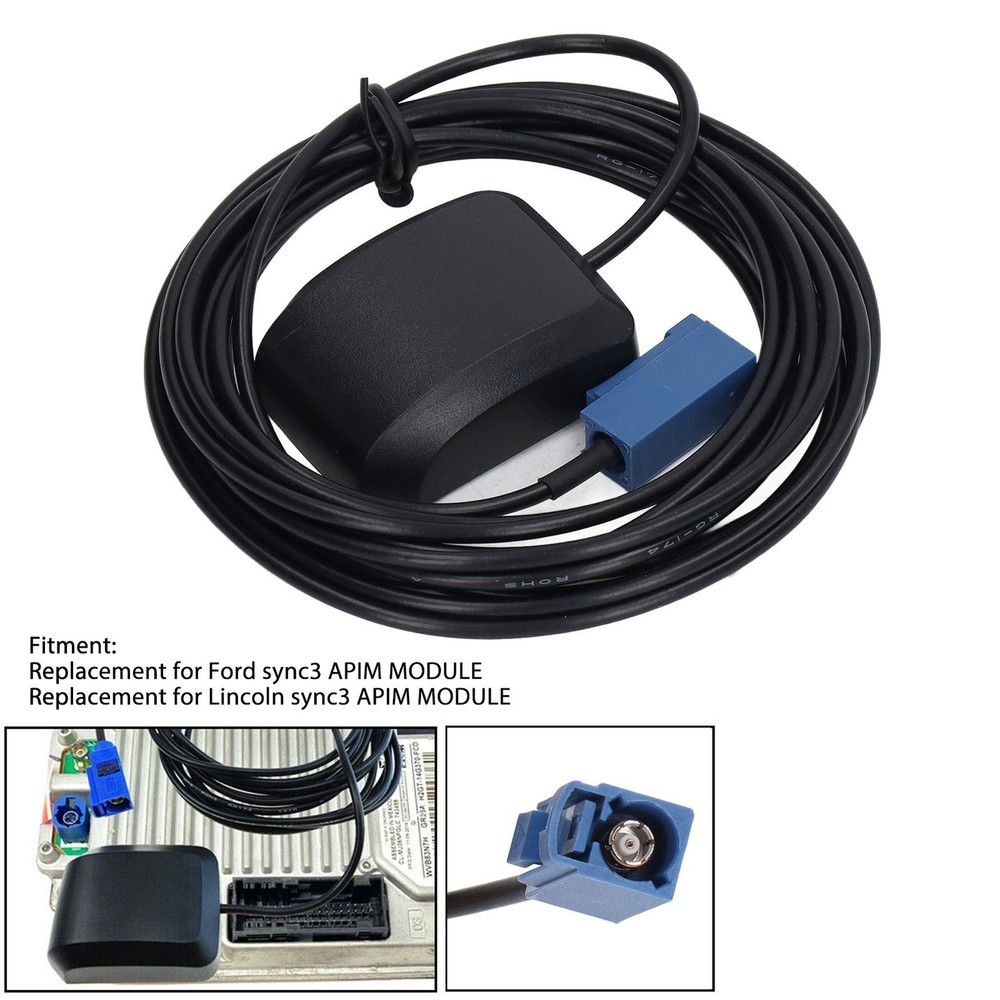 Compact Waterproof GPS Antenna For SYNC 3 APIM Module AJVA