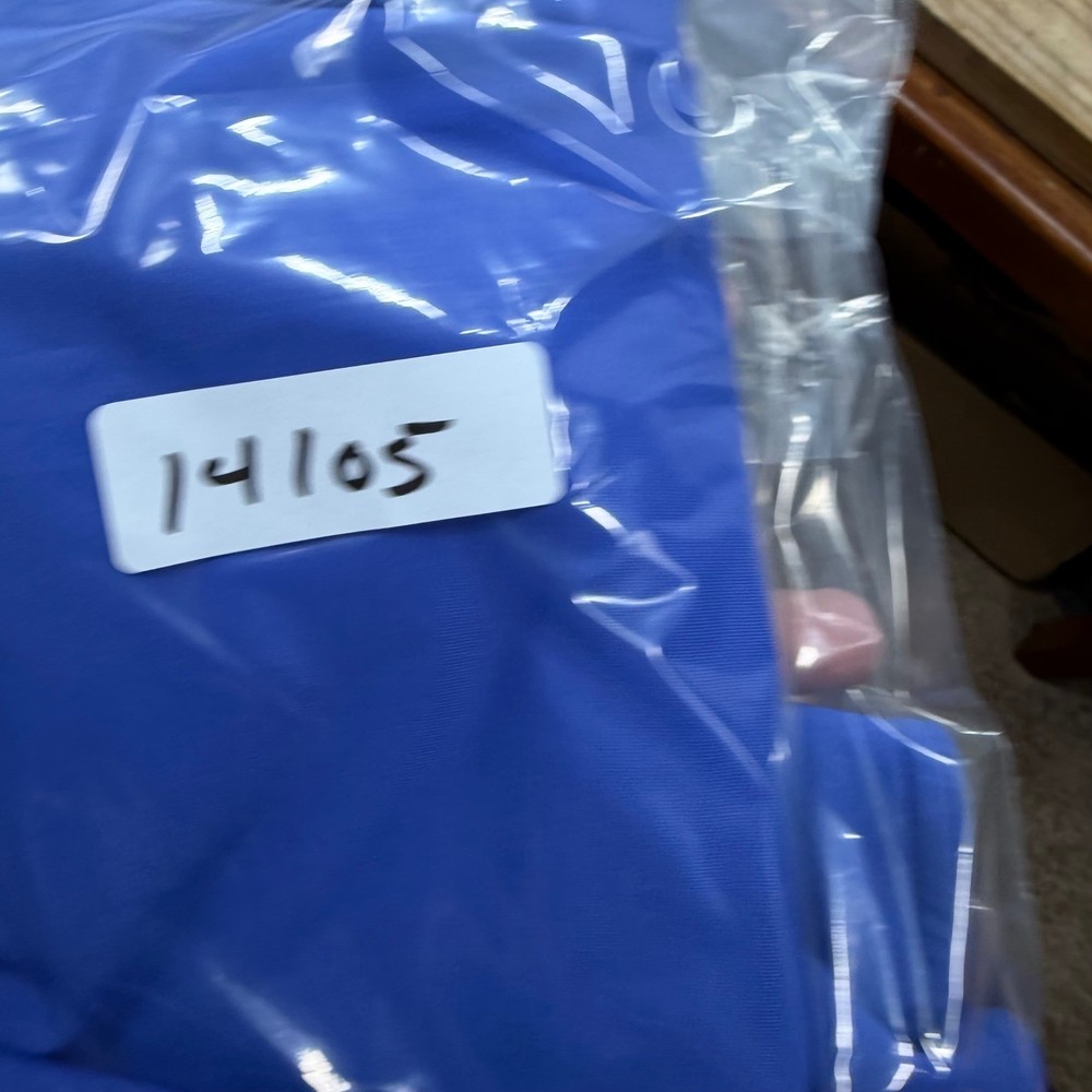 Straight Down Quarter Zip Pullover Mens Medium Blue Green Golf Performance Logo