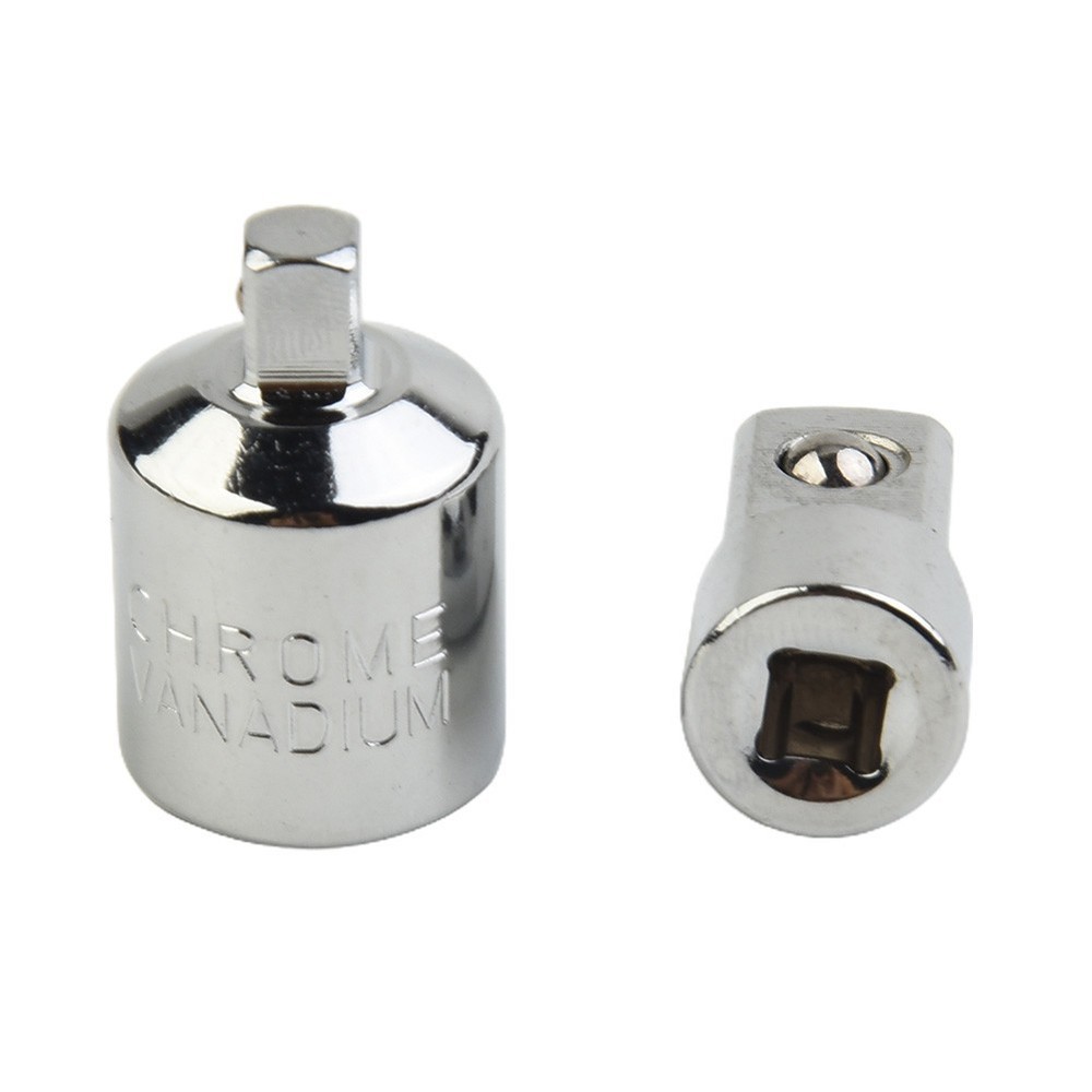 Workshop Repair Handheld Tools Silver Wrenches Ratchet Socket Adapters