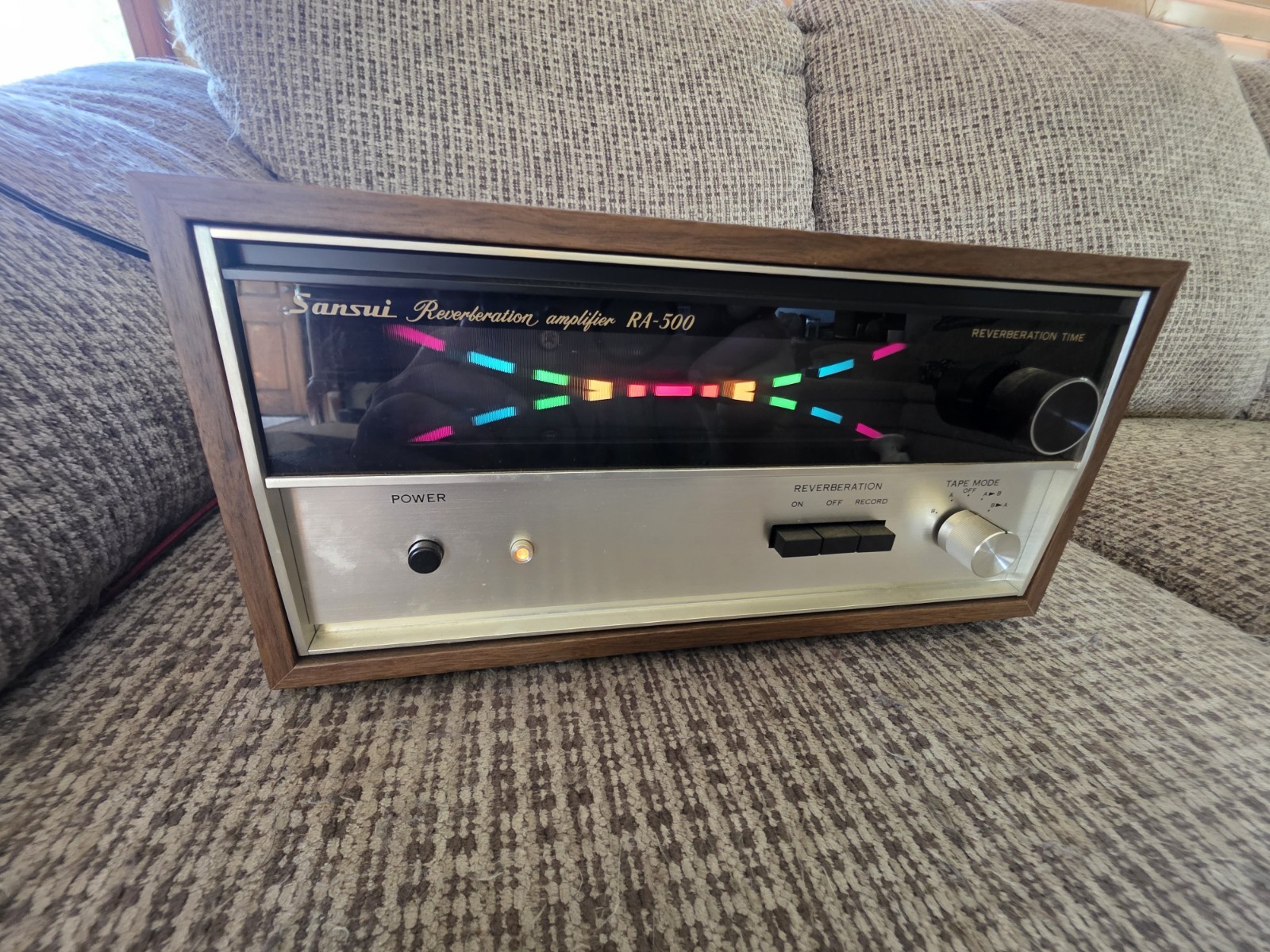 Sansui RA-500 Reverberation Amplifier In Original Box Running Excellent Wow!