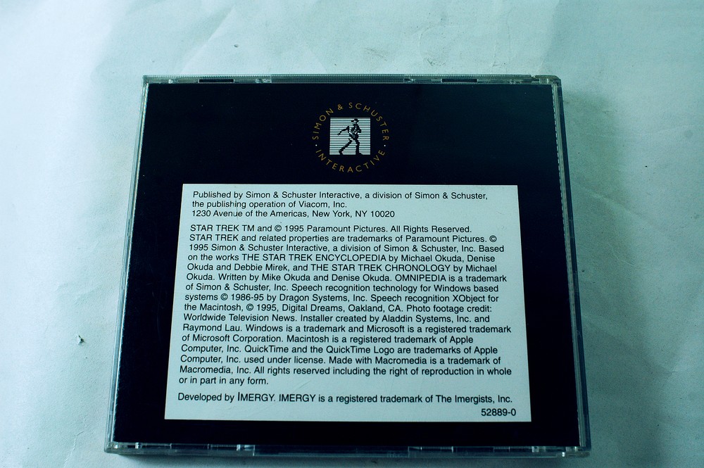 Star Trek Omnipedia CD-ROM PC