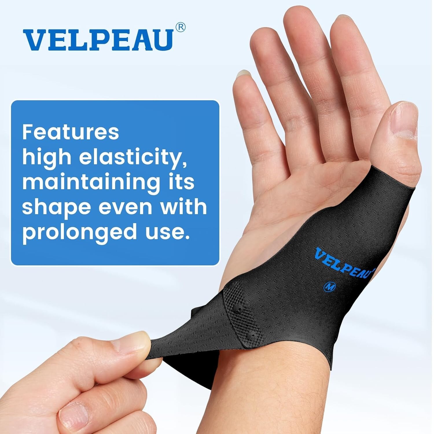 2pcs Velpeau Thumb Compression Sleeve for Tendonitis for Arthritis Pain Relief