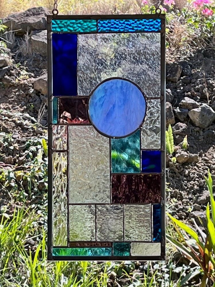 stained glass panel window
