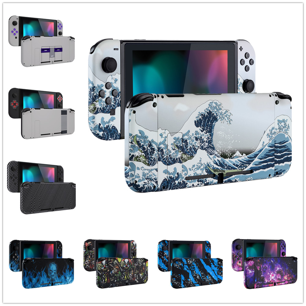 Replacement Back Plate Full Housing Shell Buttons for Nintendo Switch Controller