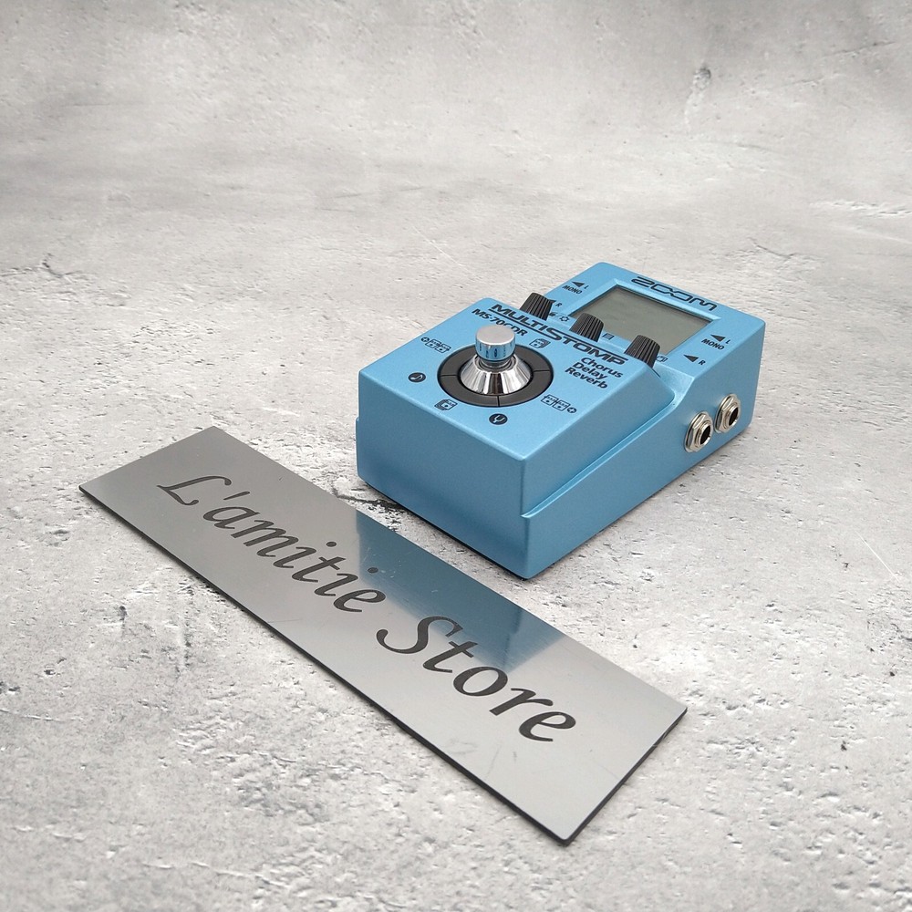 ZOOM MS-70CDR MultiStomp Chorus Delay Reverb Pedal JP MS70CDR Base Peripherals