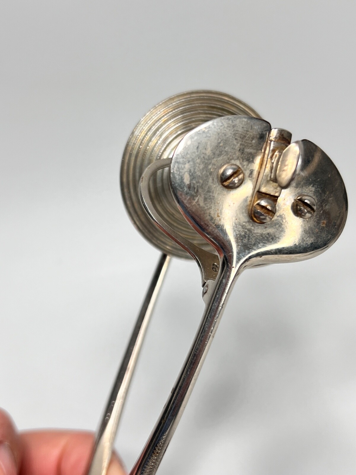 1900 Antique Surgical Instrument Tonsil Clamp Tonsillectomy Amputation C.Reiner