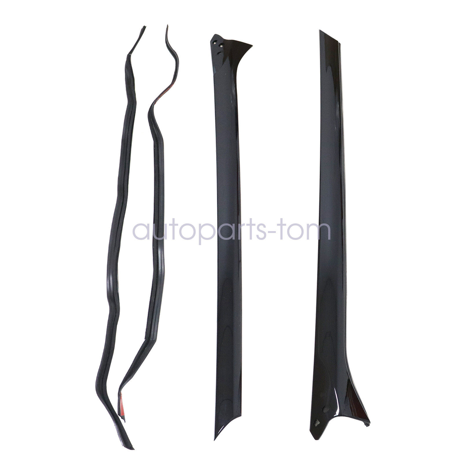 2Pcs Left + Right side FRONT A-PILLAR TRIM Molding For Range Rover 2013-2021 US