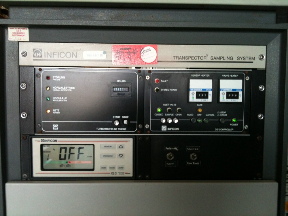 Inficon Transpector CIS, Residual Gas Analyzer System