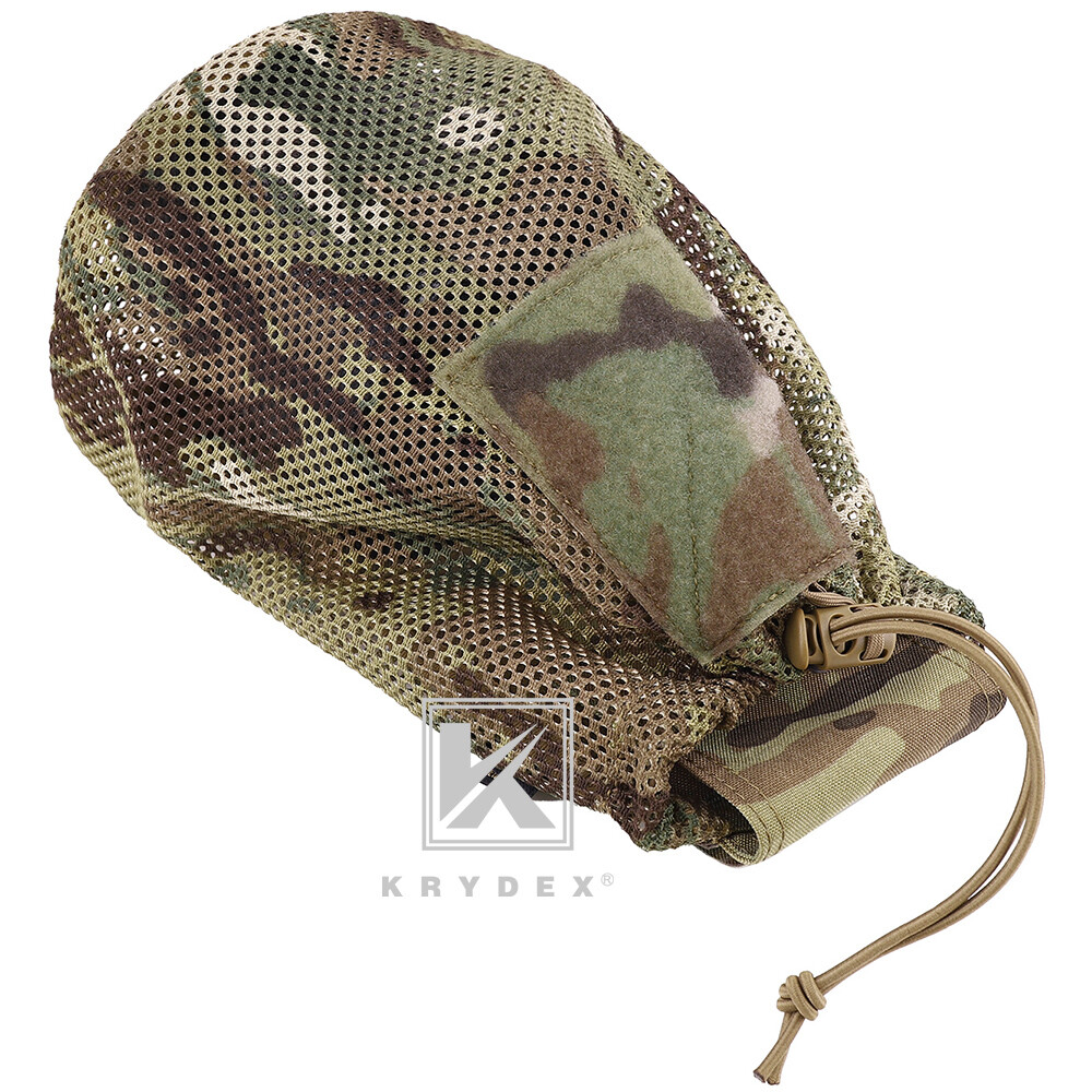 KRYDEX Tactical Mesh Dump Pouch Drop Pouch Magazine Recycling Pack MOLLE/BELT