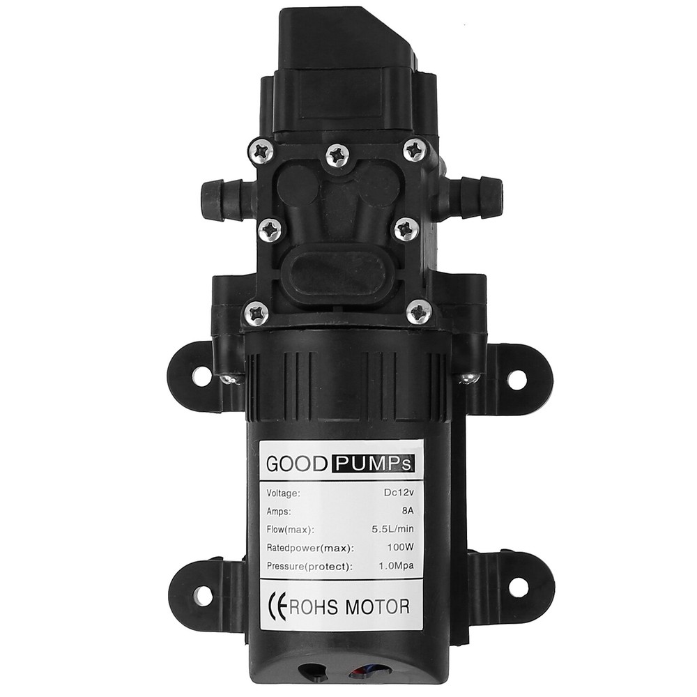 130PSI 12V Water Pump Self Priming Diaphragm High Pressure Automatic Switch