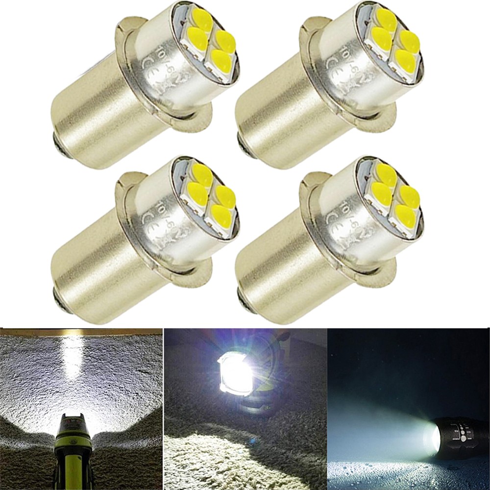 18 Volt 18V LED Flashlight Replacement Bulbs for Ridgid R849 - 4 Pack