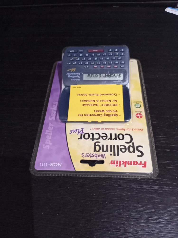 Franklin Webster’s Spelling Corrector Plus NCS-101 Pocket