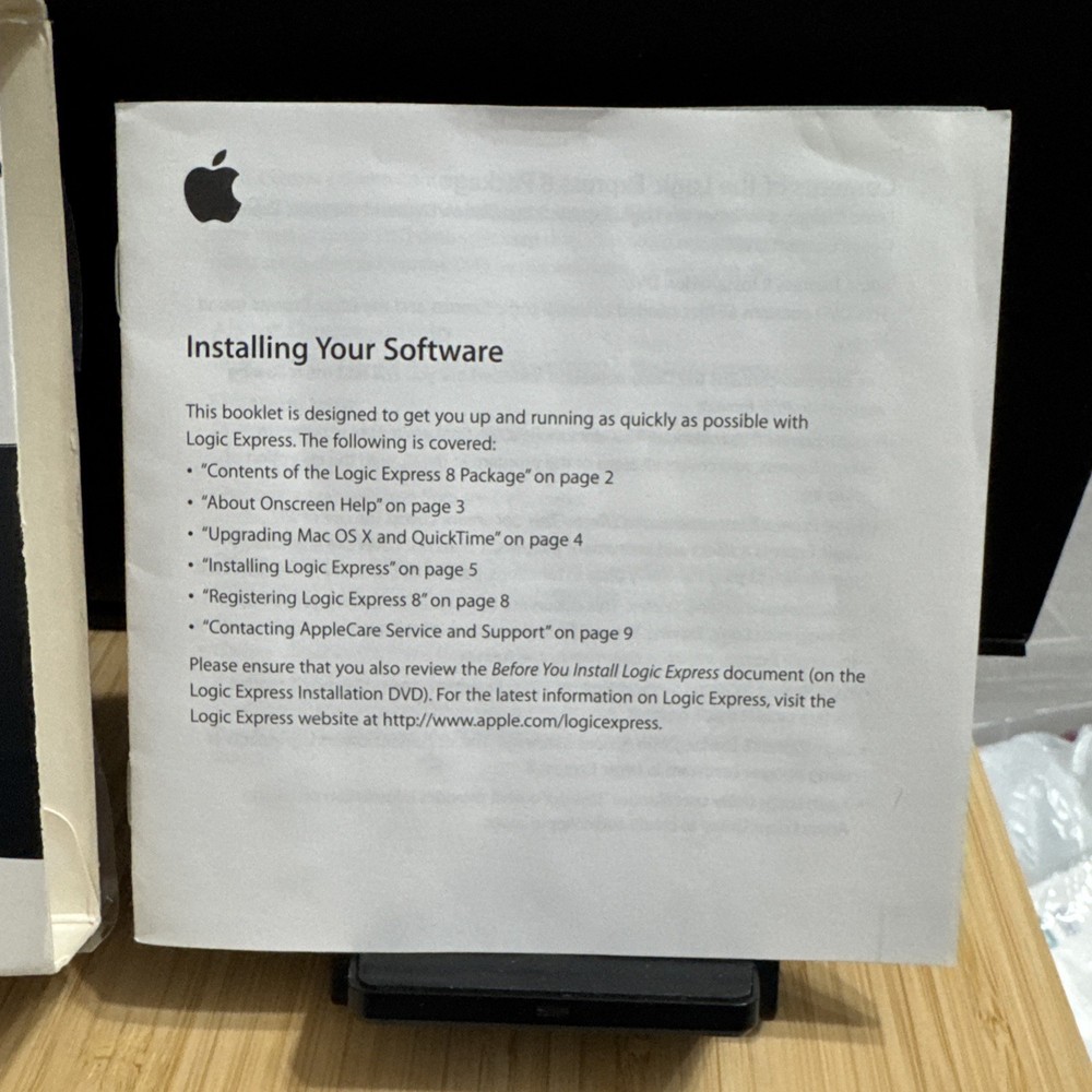 Apple Logic Express 8: Music Editing/Composing for Intel-based (Mac) retail key