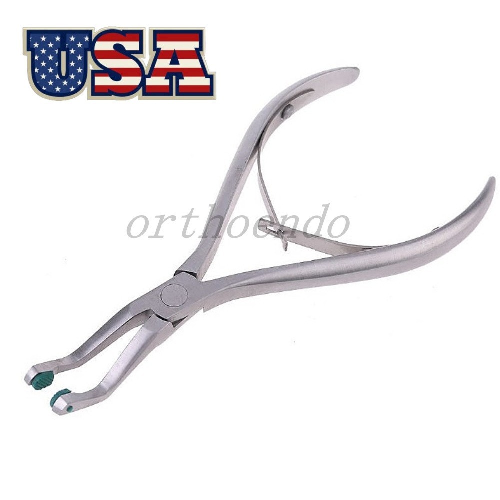 Dental Crown Pliers Remover With Rubber Tipped Stainless Steel Instruments