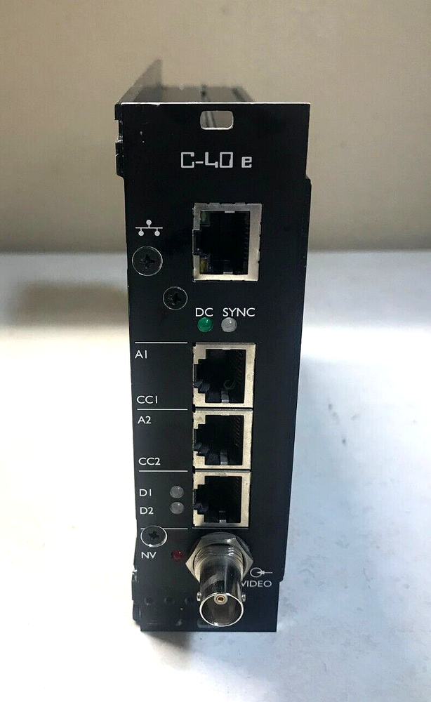 Siqura Optelecom-NKF C-40 E /IP /SA One-Channel IP Video Encoder Decoder