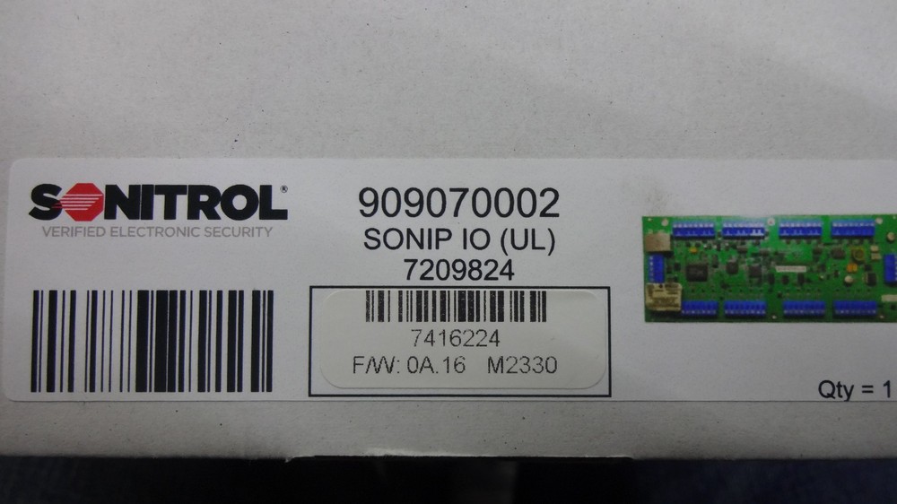 Sonitrol  I/O Module