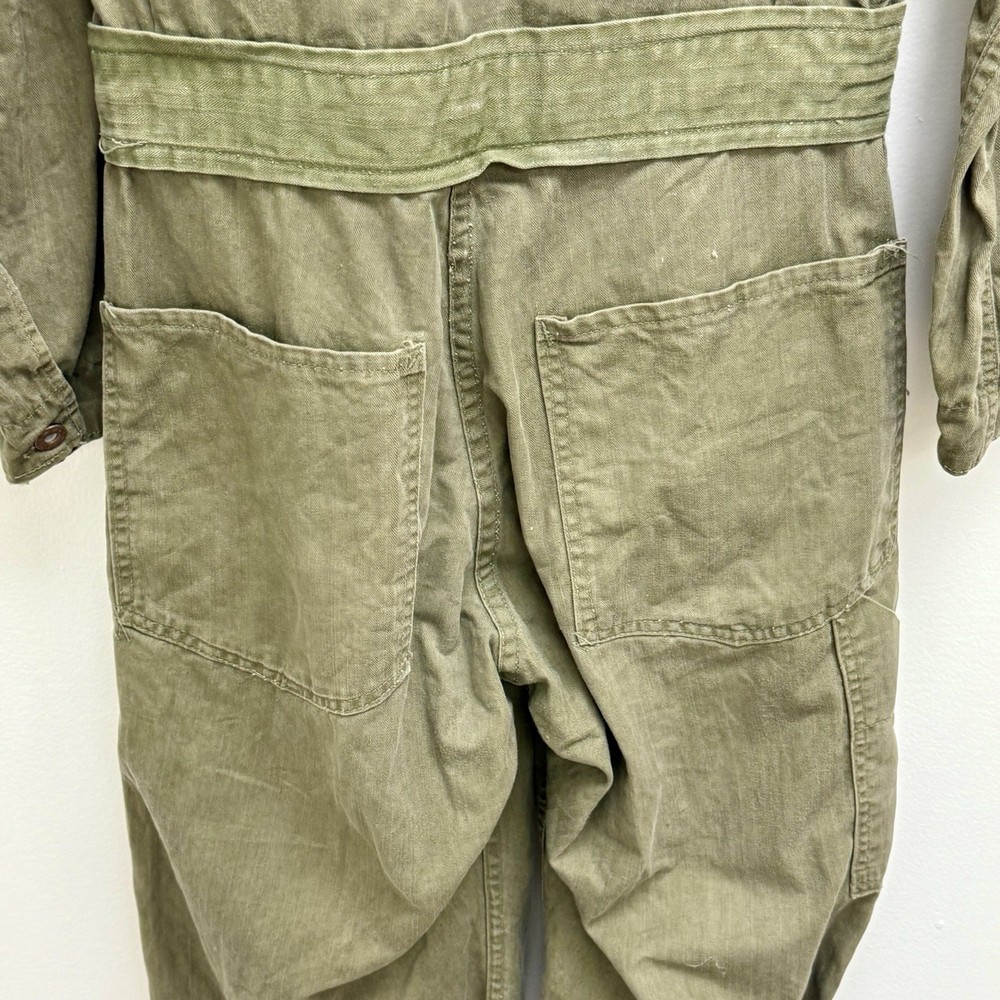 Original WWII US Army Named HBT Coverall