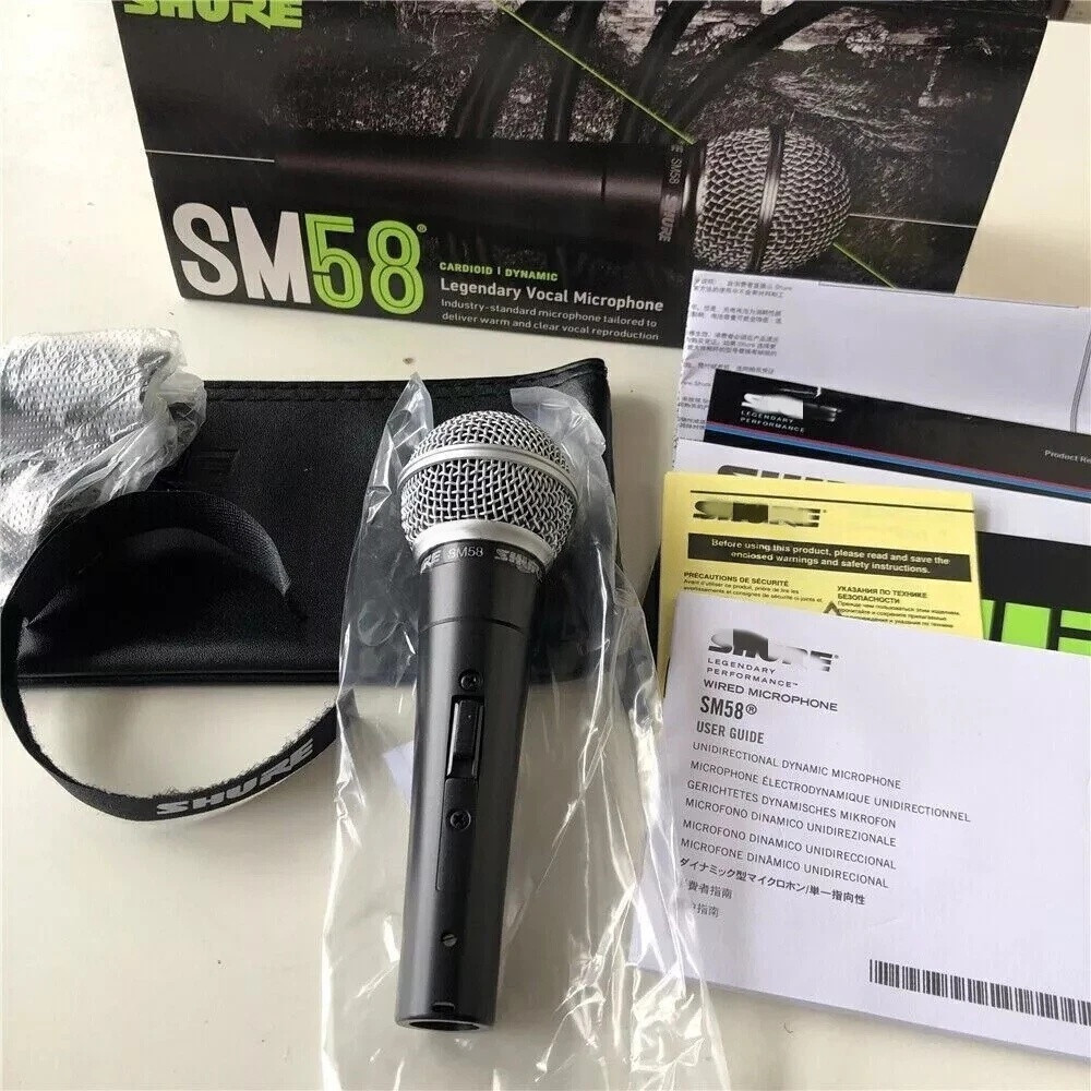 SM58S Dynamic Vocal Microphone With On/Off Switch US