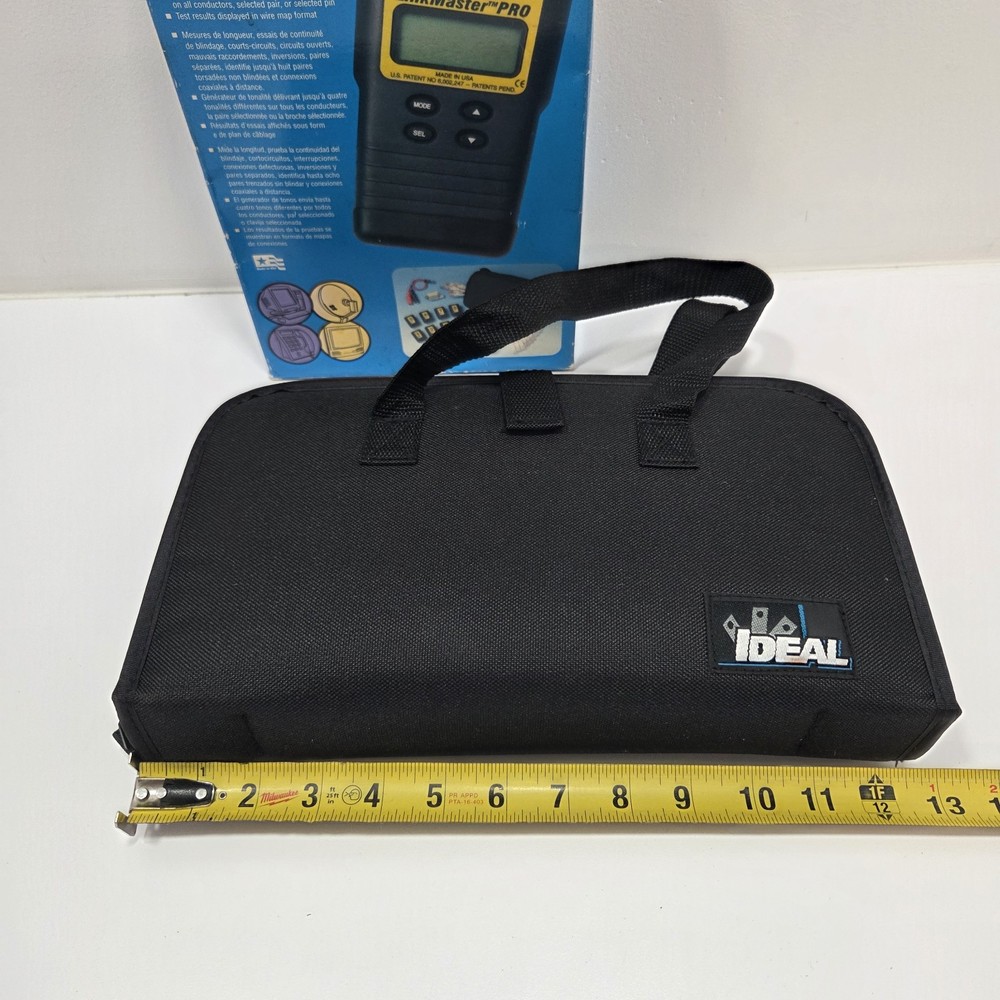 IDEAL LINK MASTER PRO Network Cable Tester In Carrying Case Model #33-825