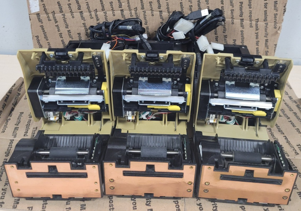 (LOT OF 3) FutureLogic GEN3 Evolution Ticket Printer W/CABLE (UNTESTED)