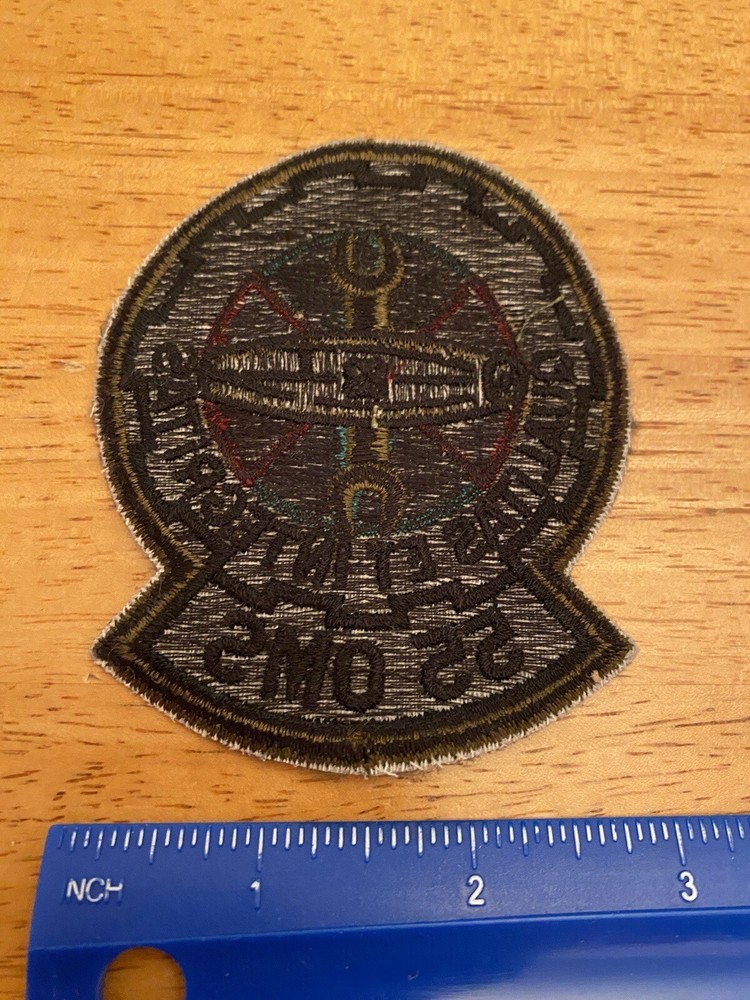 US AIR FORCE PATCH 55TH OMS SUBDUED INV9348