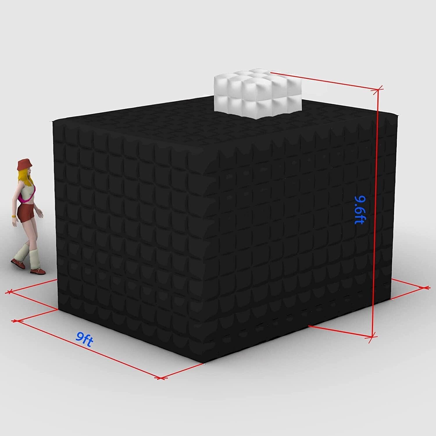 NEW Inflatable Photo Booth Style Camera Shape LED Wedding Tent W/for Events US