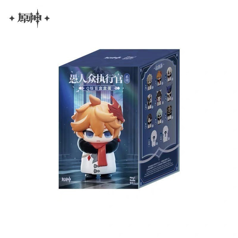 Mihoyo Genshin Impact Fatui Harbingers Chibi Figures Blind Box Gift