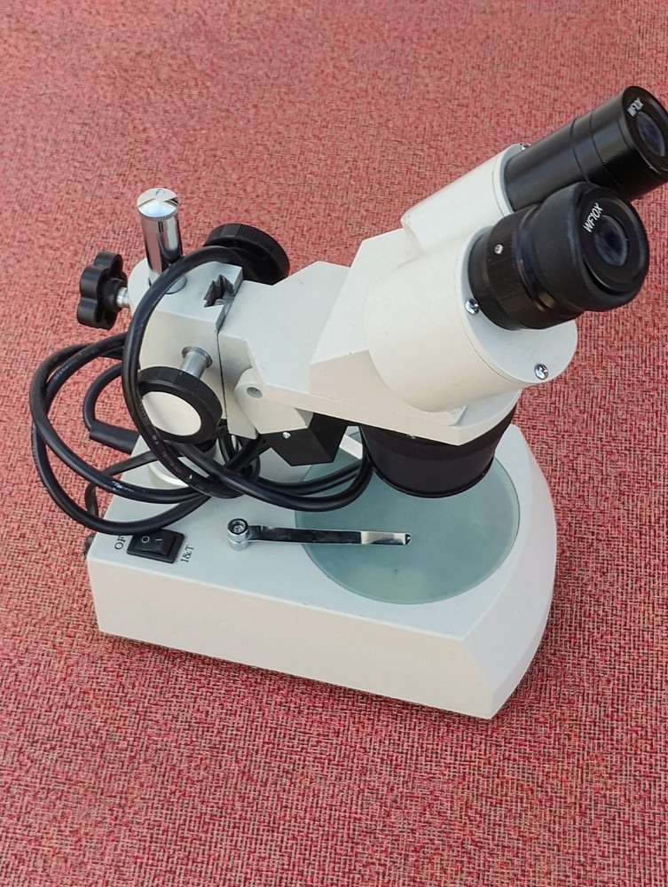 Stereo Microscopic 1x/3x w wf10x eyepieces adjustable width Microscope