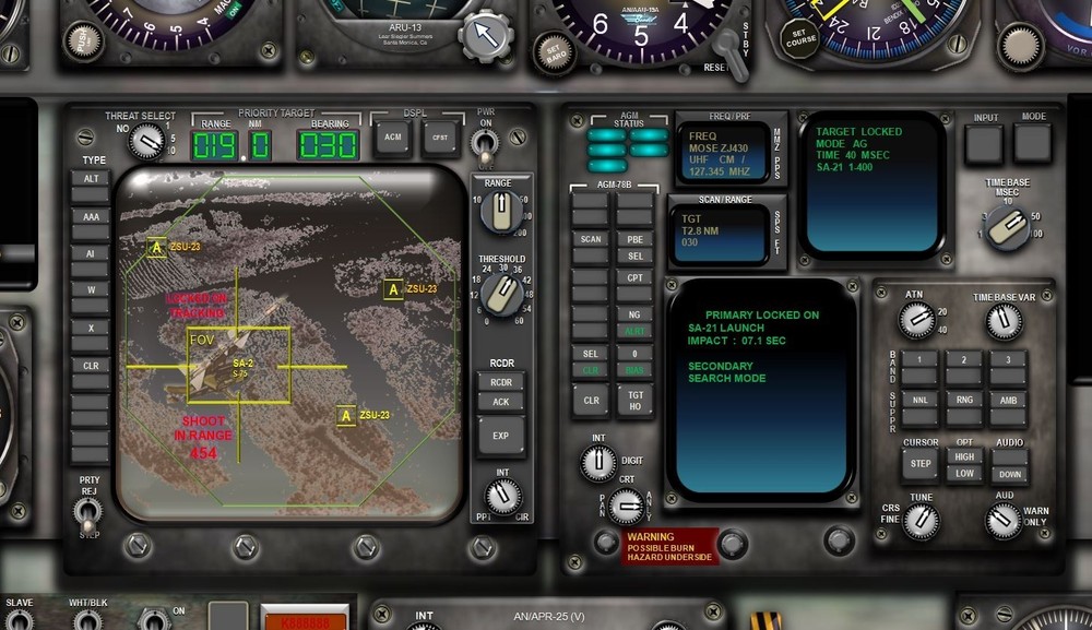 F4E+G PHANTOM II COCKPIT instrument panel CDkit