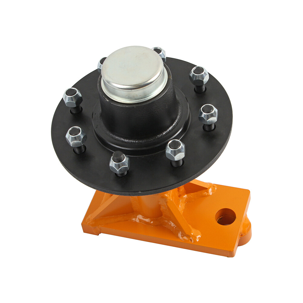 Superior Container Wheels 8 x 6.5 Lug Bolt-on SINGLE Spindle Kit International