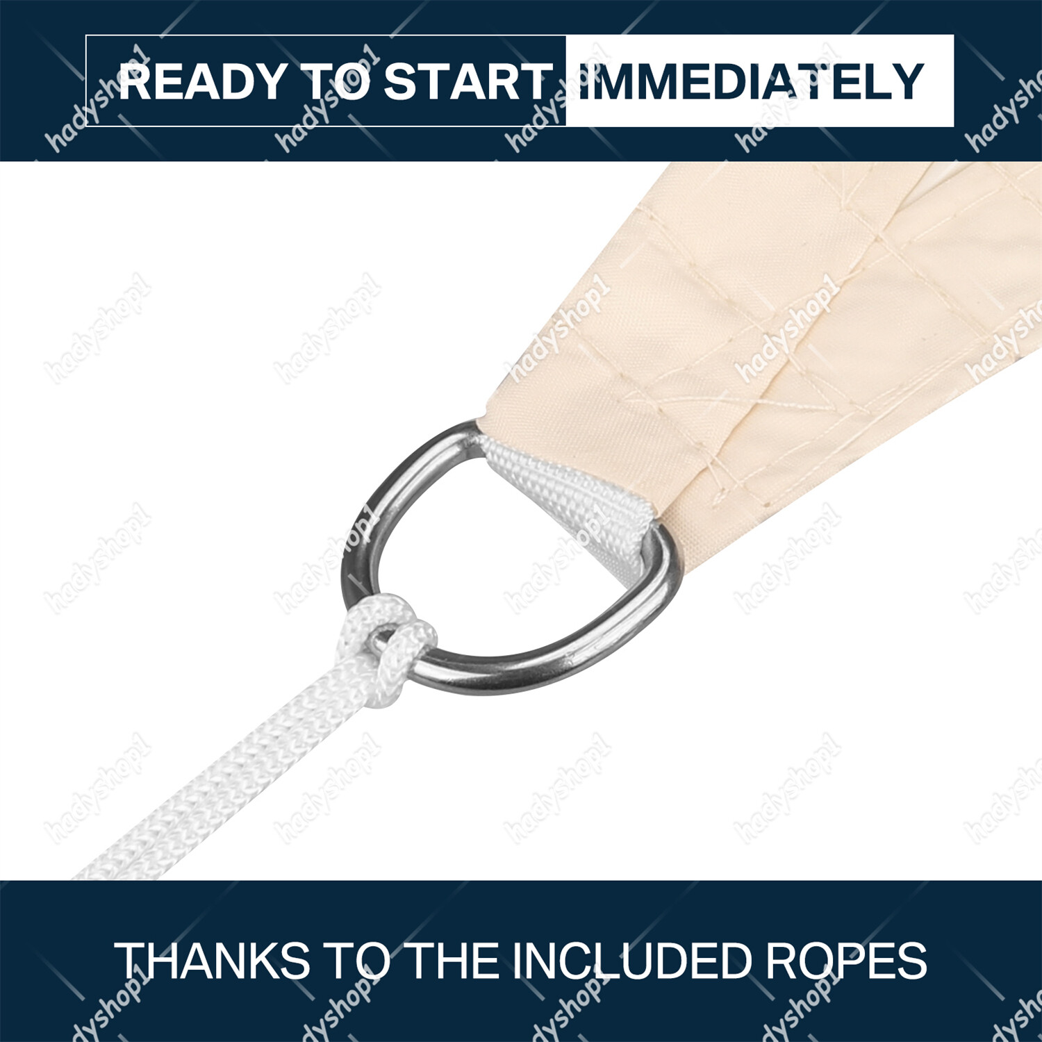 Waterproof Shade Sail Patio Awning Sun Canopy Cover, New